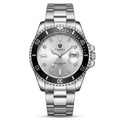 TICARTO-inspired silver stainless steel luxury watch